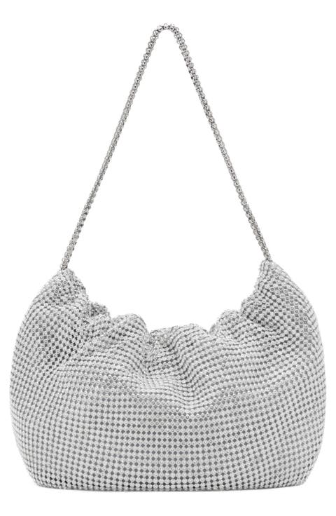 Crystal Mesh Shoulder Bag