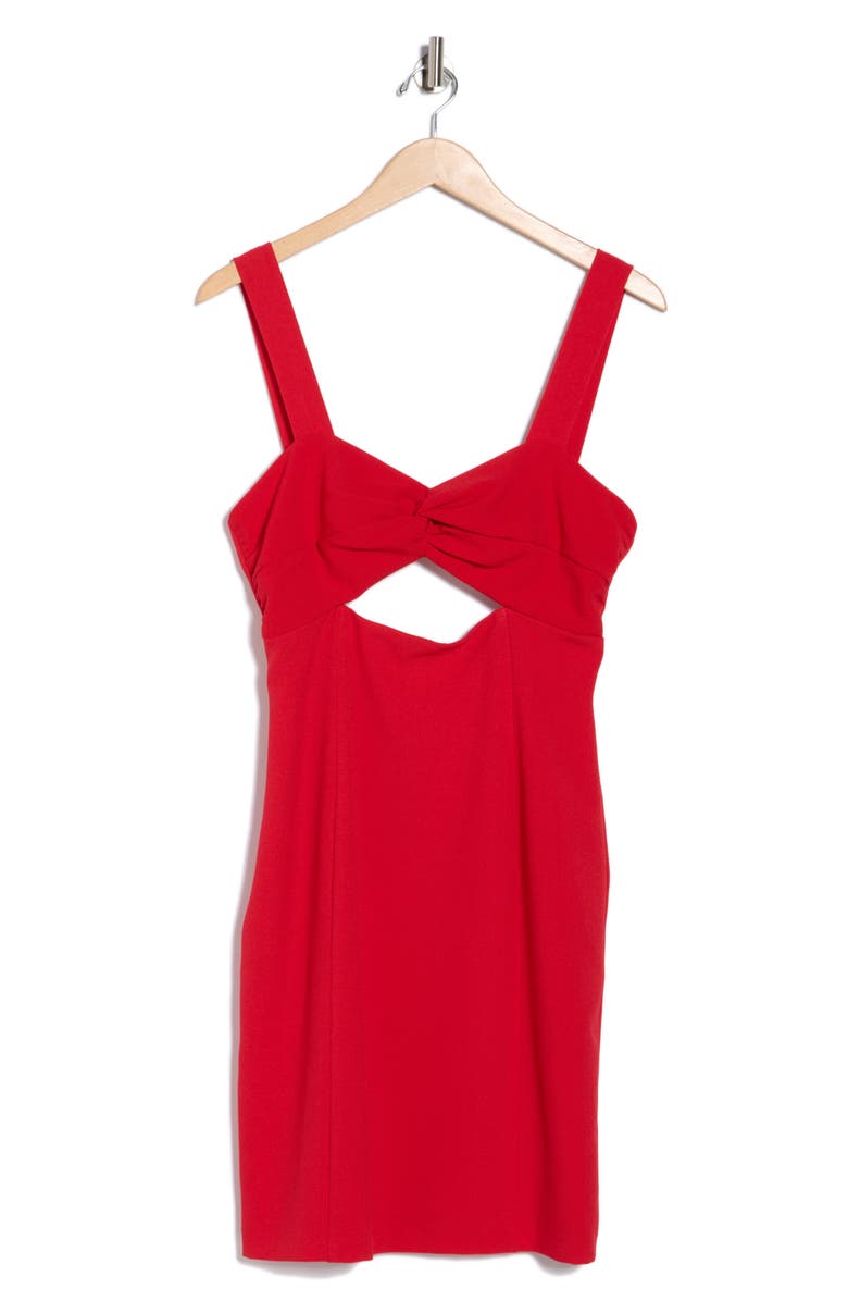 Julia Jordan Cutout Minidress, Alternate, color, Red
