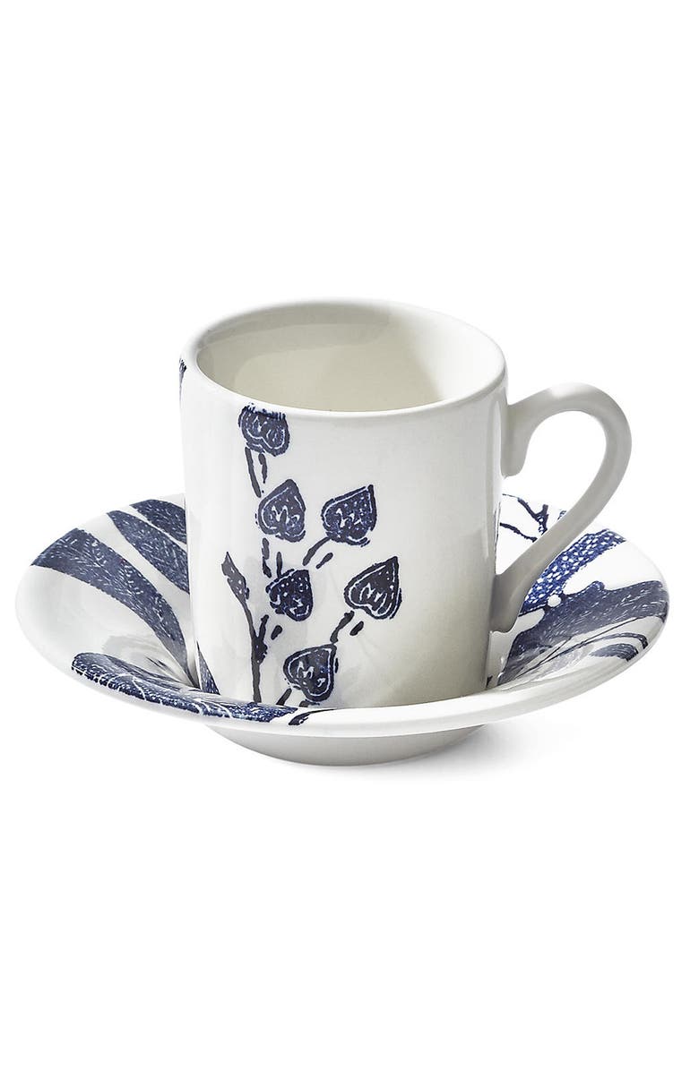 Ralph Lauren x Burleigh Garden Vine Espresso Cup & Saucer, Main, color,