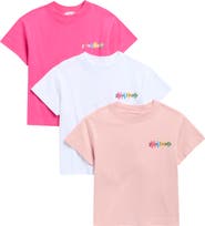 Palm Angels Kids' Pack of 3 Assorted Logo T-Shirts