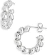 NORDSTROM RACK Demi Fine Twisted Hoop Earrings