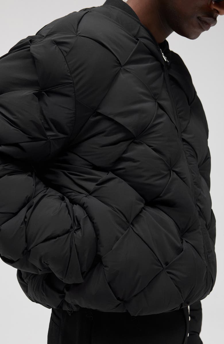 Represent Pillow Puffer Jacket, Alternate, color, Jet Black