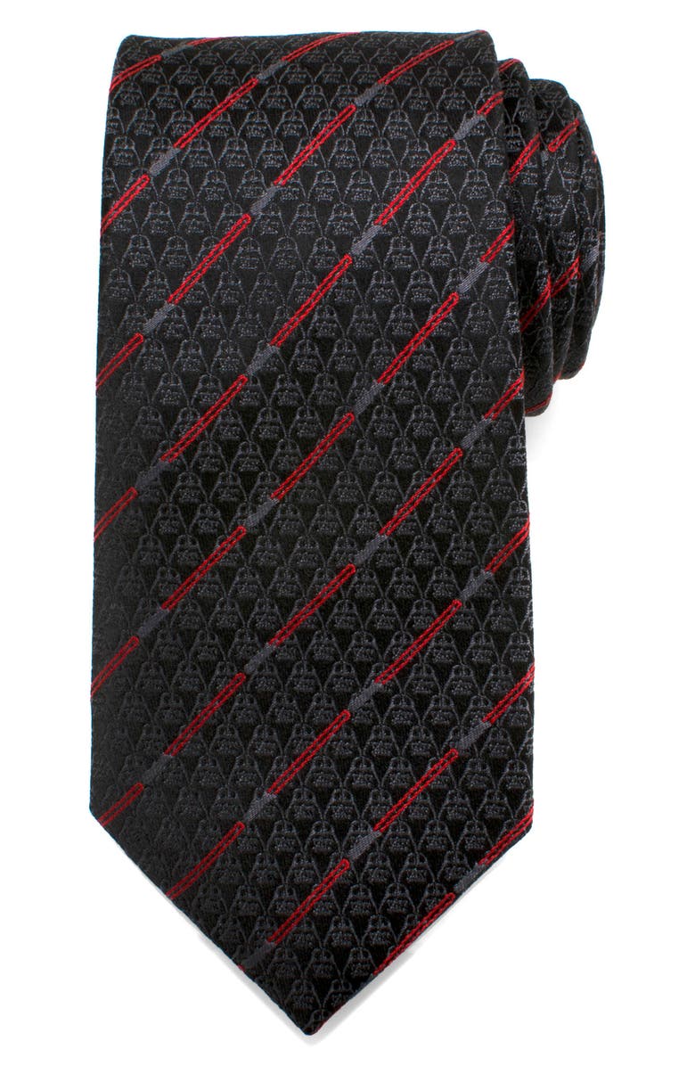 Cufflinks, Inc. Cufflinks Inc. Darth Vader Light Saber Silk Tie, Alternate, color,