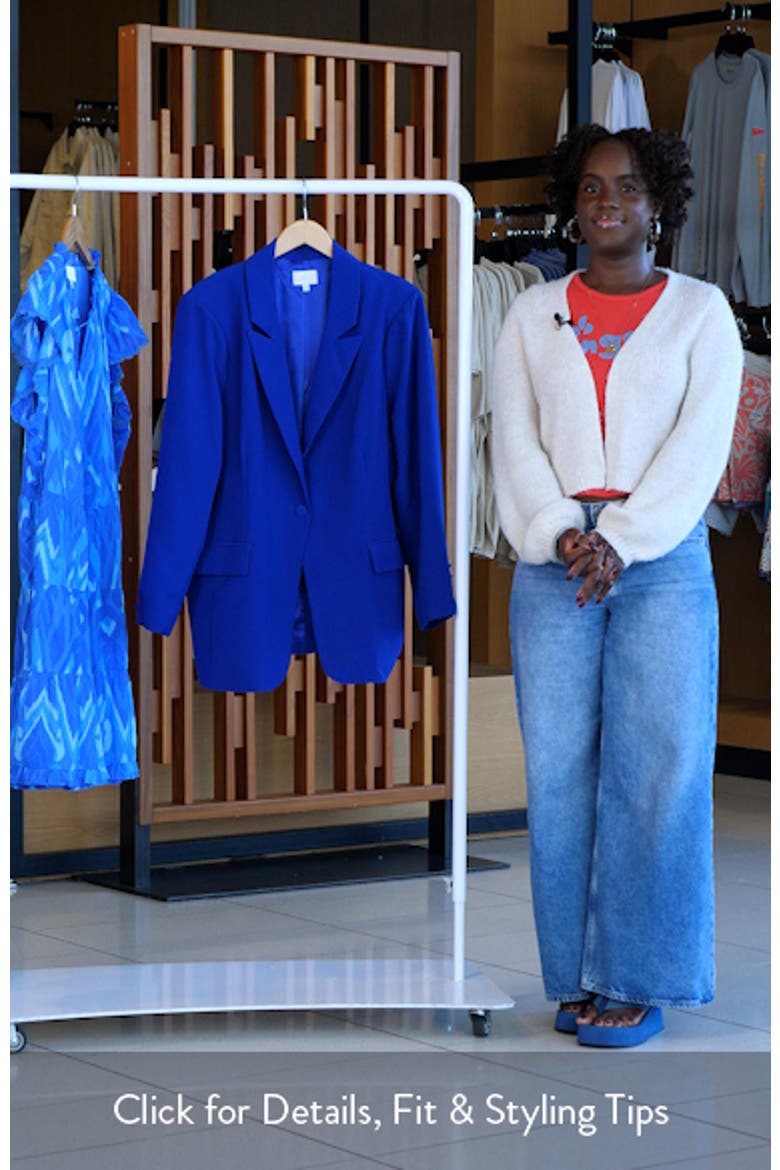Chelsea One-Button Blazer video