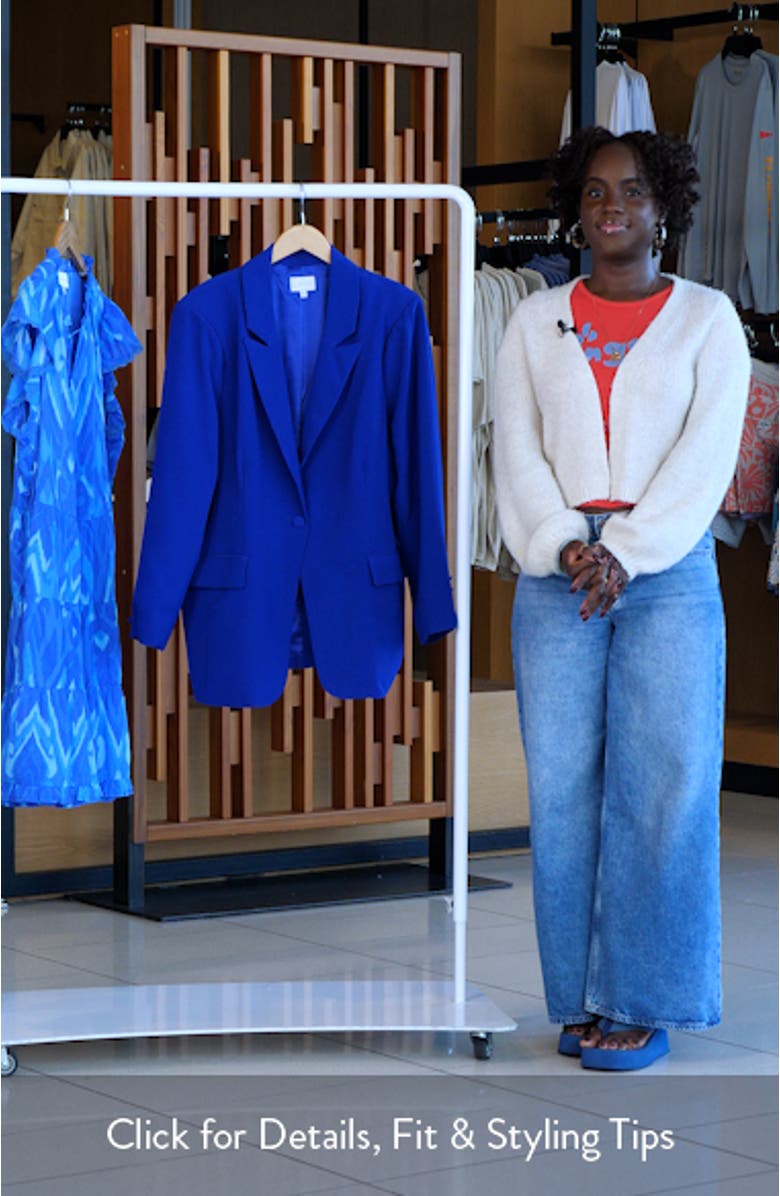 Chelsea One-Button Blazer, sales video thumbnail