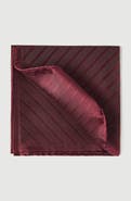 Brunello Cucinelli Regimental stripe silk pocket square