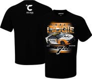 CHECKERED FLAG Men's Checkered Flag Sports Black Corey LaJoie Celsius Car T-Shirt