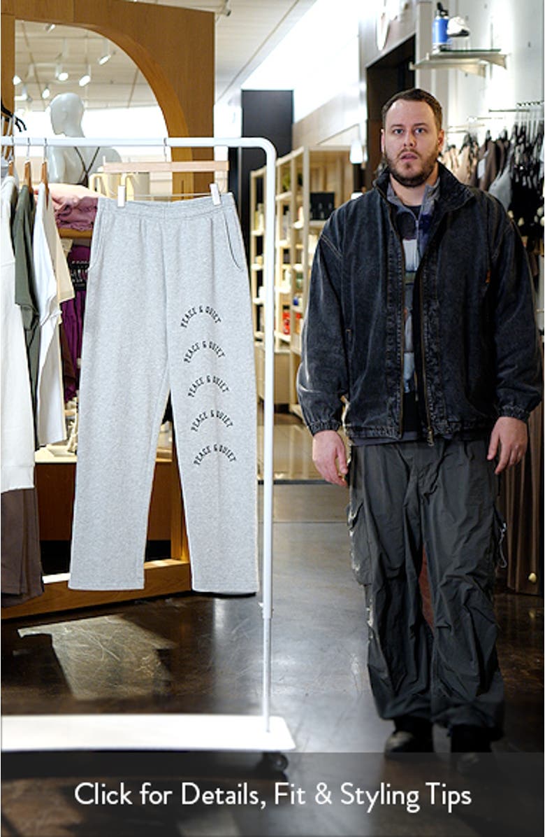 Arch Logo Pigment Dyed Sweatpants, sales video thumbnail