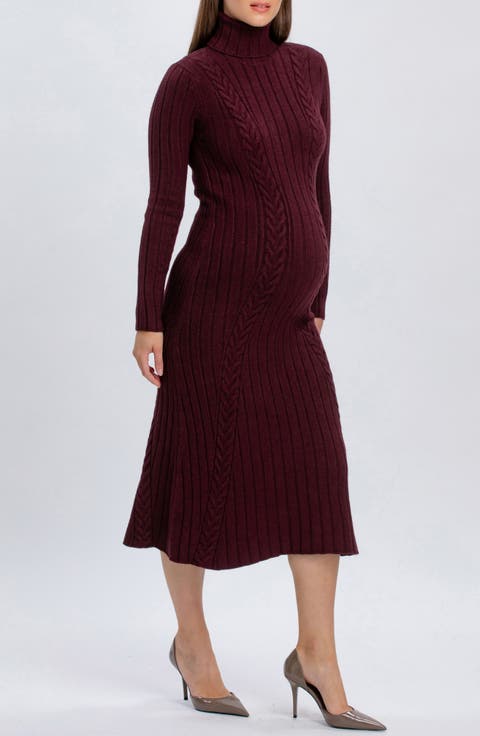 Perla Maternity Sweater Dress