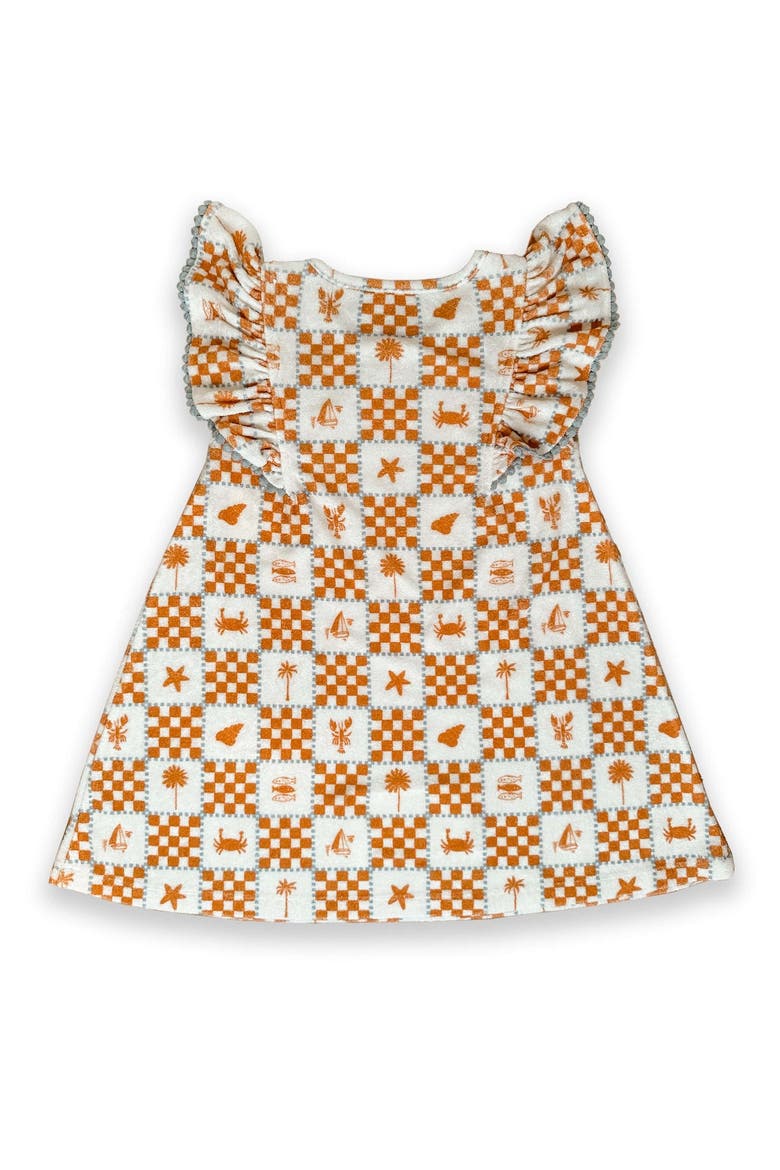 Ruffle Dress, Alternate, color, Tan
