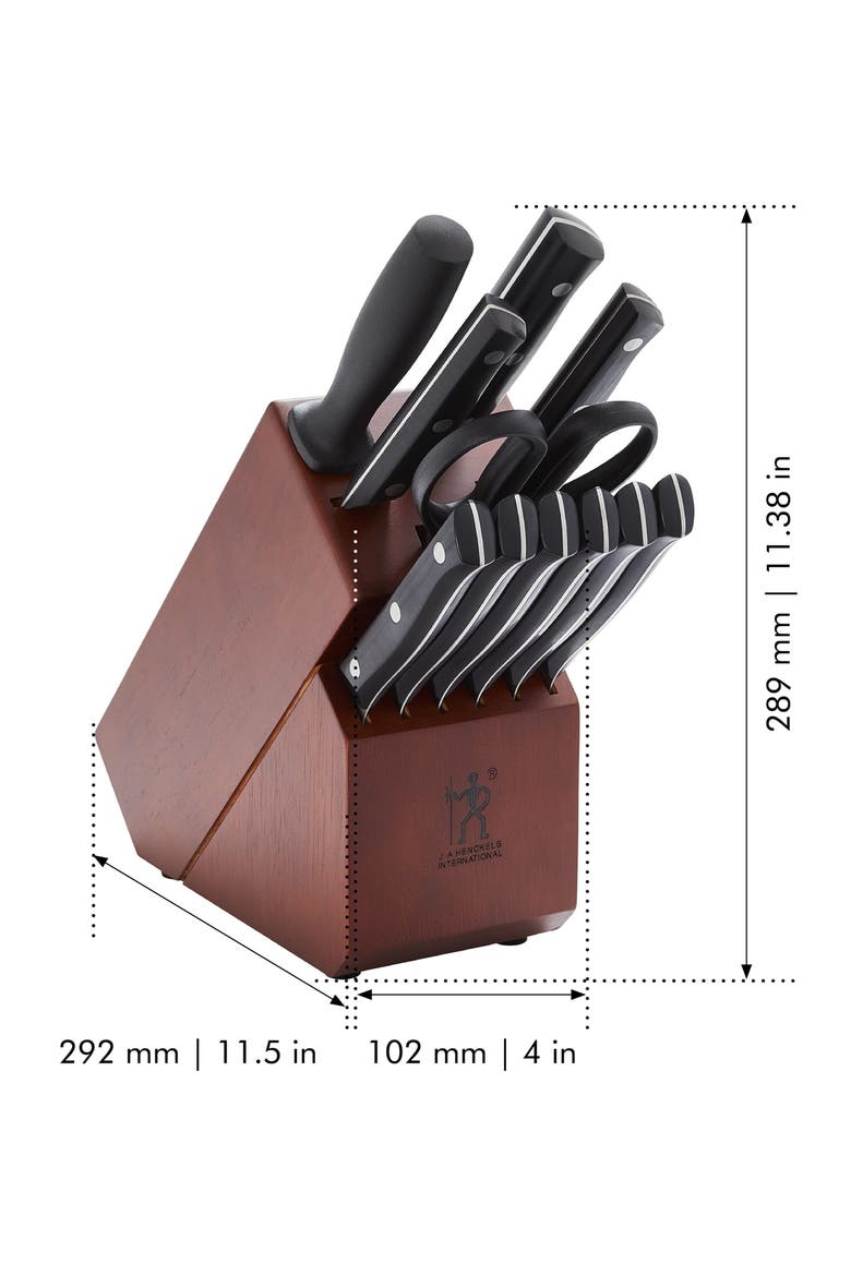Dynamic 12-Piece Knife Block Set, Alternate, color, ACACIA