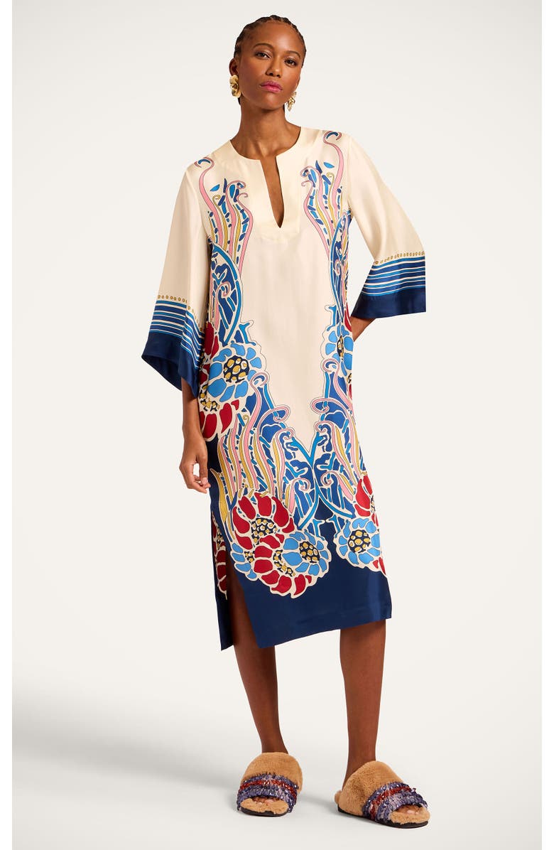 La DoubleJ The Kaftan Placée, Main, color, Lemuria Placée Blue