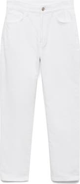 MANGO Claudia Crop Slim Fit Jeans