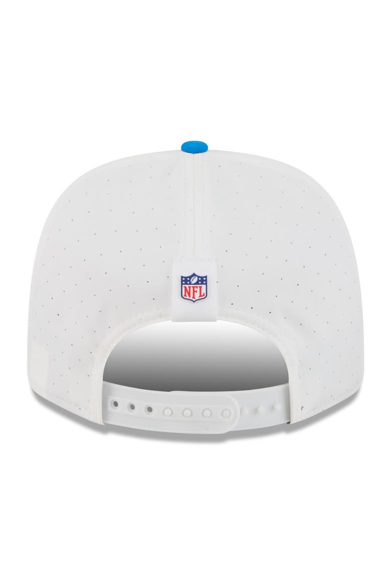 Men's New Era  White/Blue Detroit Lions 2025 NFL Training Camp Throwback Logo 9SEVENTY Adjustable Hat, Alternate, color, White