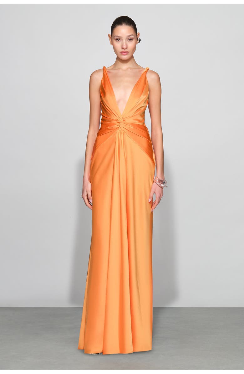 Et Ochs Tatum Gown, Main, color, Tangerine