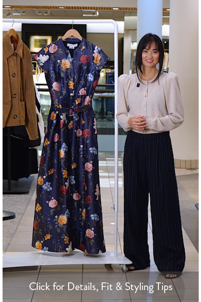 Marta Floral Belted Gown video