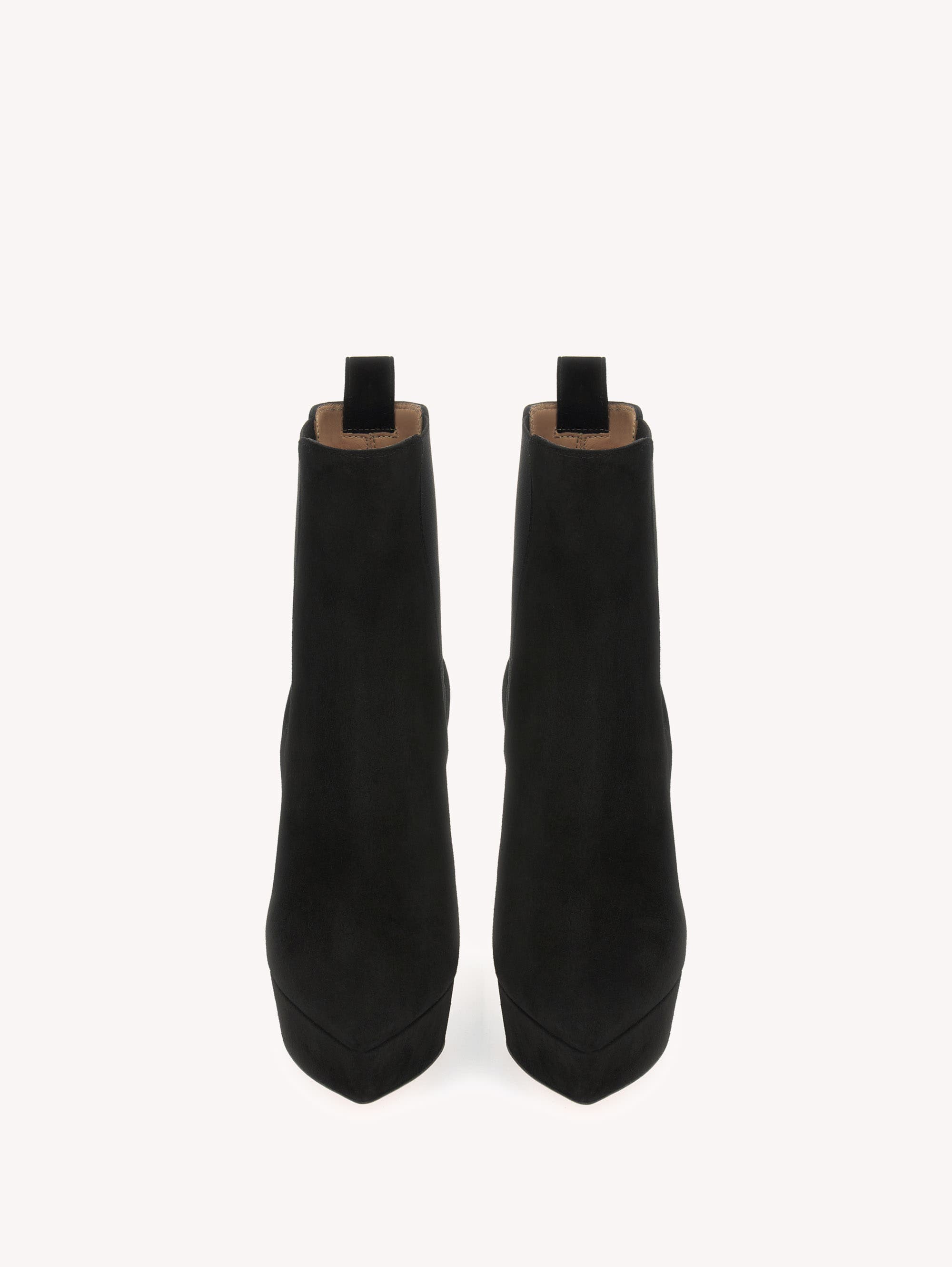 Kim Booties, Alternate, color, Black Suede