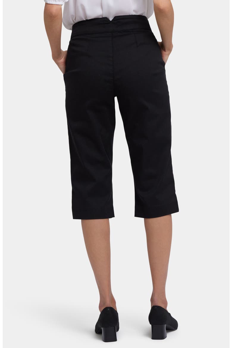 Payton High Waist Pedal Pusher Pants, Alternate, color, BLACK