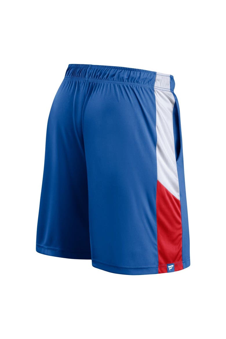 Men's Fanatics Branded Royal Philadelphia 76ers Big & Tall Champion Rush Practice Shorts, Alternate, color, Royal