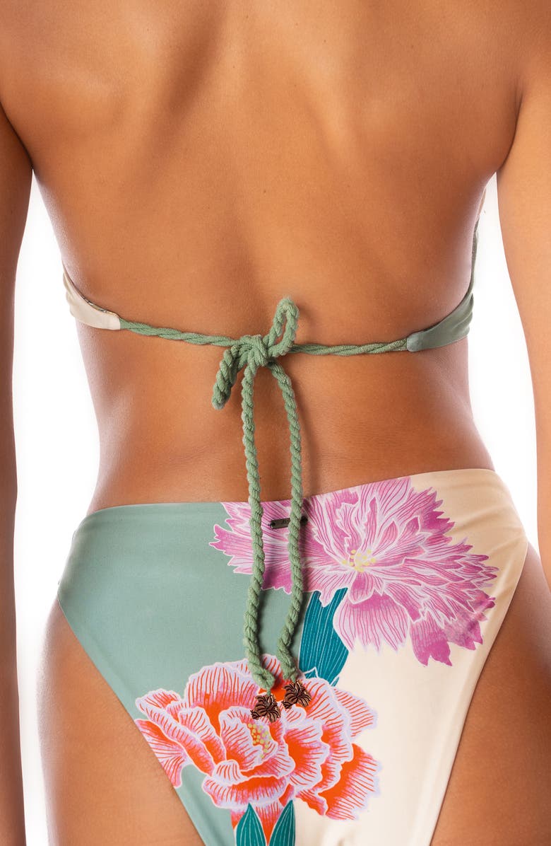 Maaji Eden Rae Reversible Halter Bikini Top, Alternate, color, 