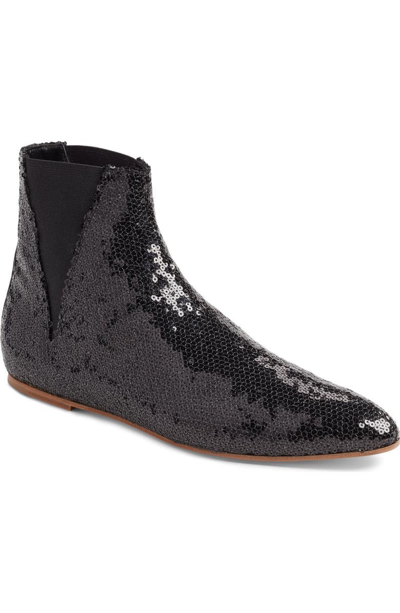 Loewe Sequin Chelsea Bootie, Main, color,