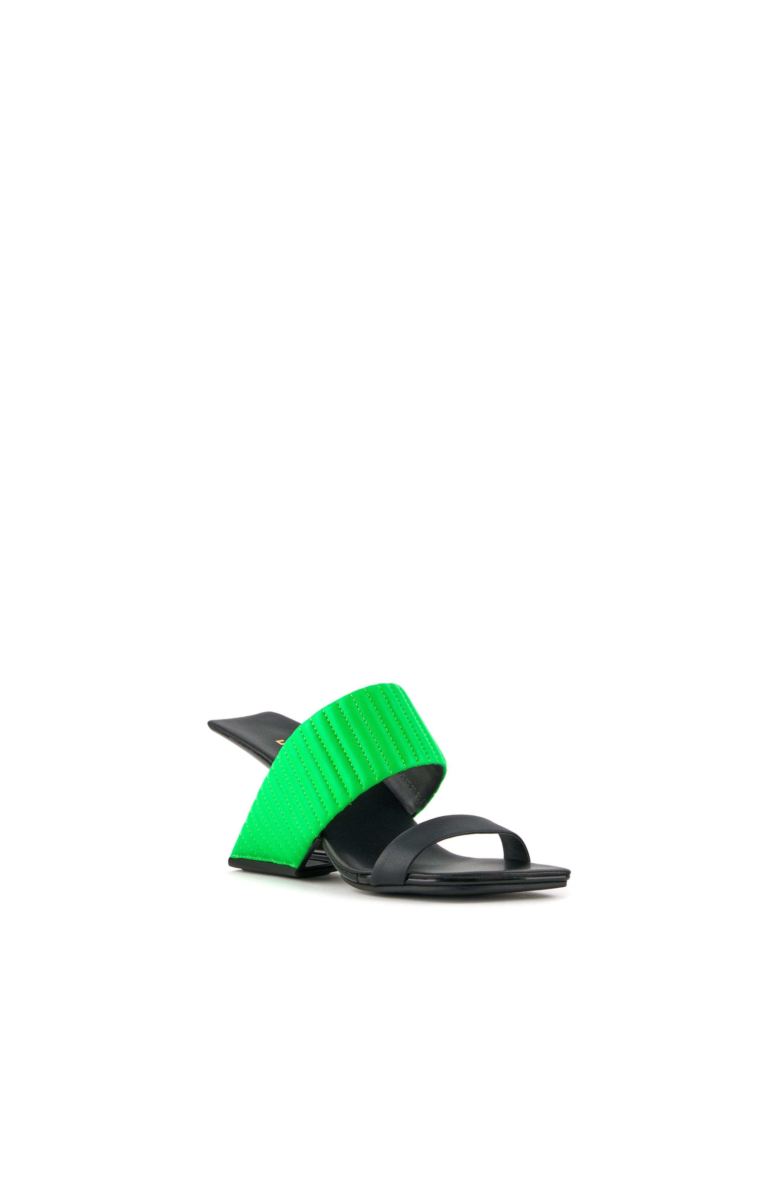 Loop Hi Puffier Sandals, Alternate, color, Fluo Green Puffier