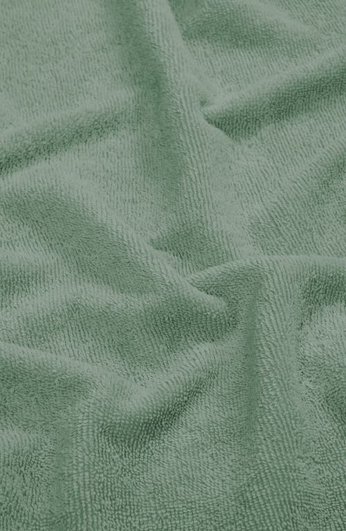 Woven & Weft Set Of 6 Cotton Hand Towels In Eucalyptus