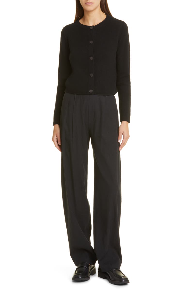 Vince Crewneck Wool & Cashmere Cardigan, Alternate, color,