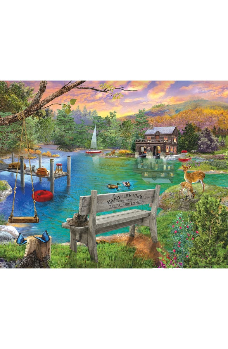 Sunsout Enjoy the View 1000 piece Jigsaw Puzzle for Adults, Alternate, color, Multicolor