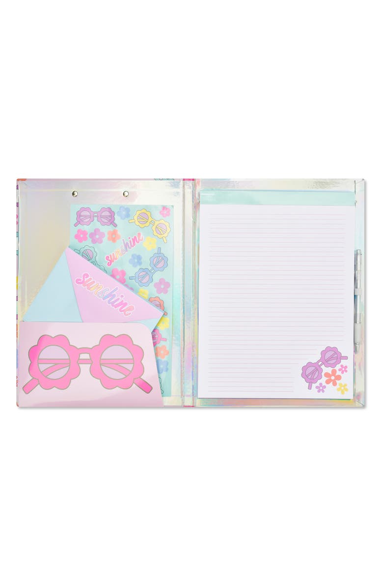 Iscream Spring Sunnies Clipboard Set, Alternate, color, Multi Pink