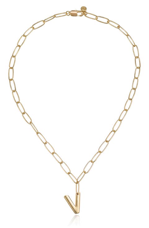 Initial Pendant Necklace