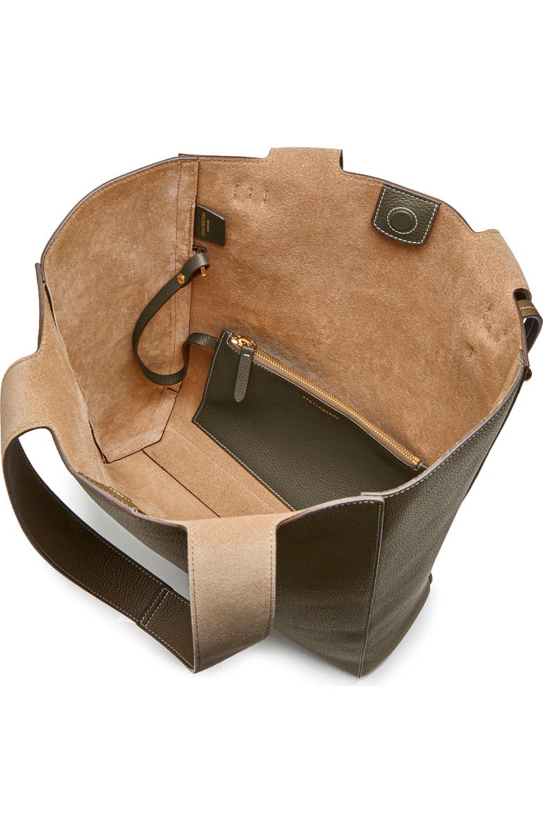 Strathberry Melody Fine Grain Leather Tote, Alternate, color,