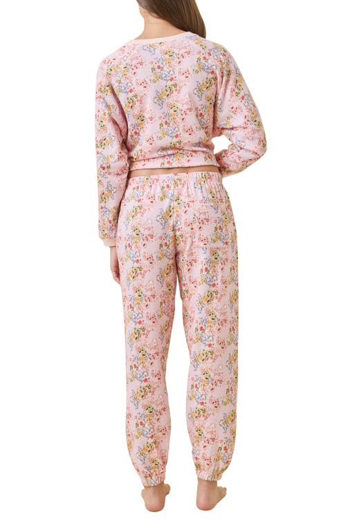 Papinelle Most Wanted Cotton Blend Terry Joggers In Pink