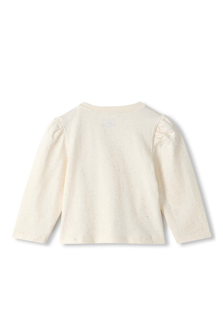 Diamante Detail Cotton Top, Alternate, color, NATURAL