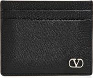 Valentino Garavani VLOGO Leather Card Holder