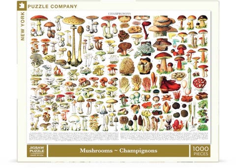 Mushrooms ~ Champignons 1000 Piece Puzzle
