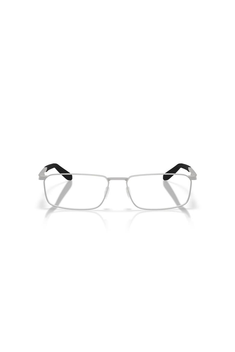 55mm Rectangle optical glasses, Alternate, color, Silver