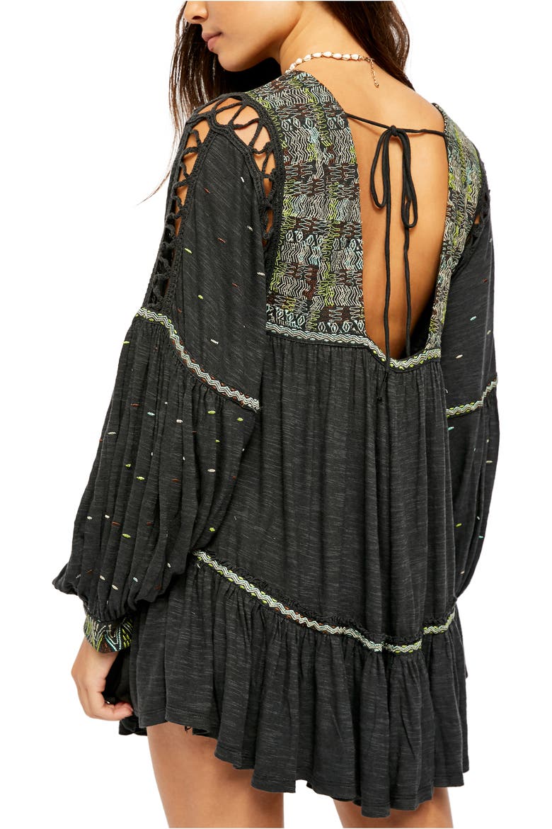 Much Love Tunic, Alternate, color, WASHED BLACK
