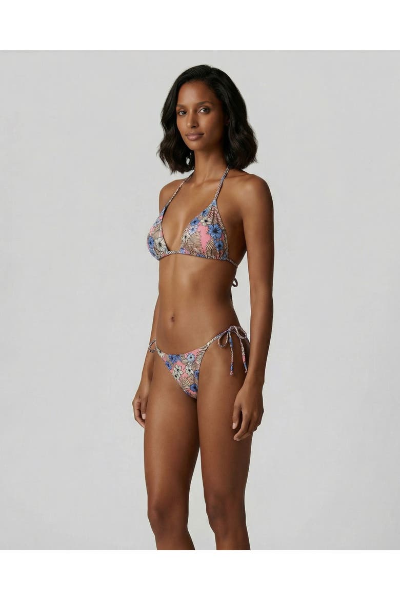 Tropical Mix Womens Bikini Top, Alternate, color, Tropical Mix Coral