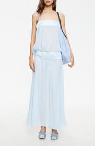 LIONESS Gracia Sleeveless Chiffon Maxi Dress