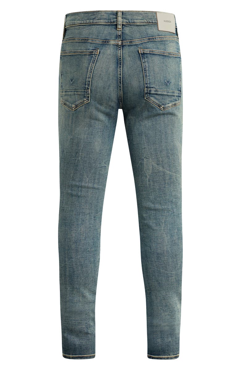 Hudson Jeans Zack Distressed Skinny Jeans, Alternate, color, National