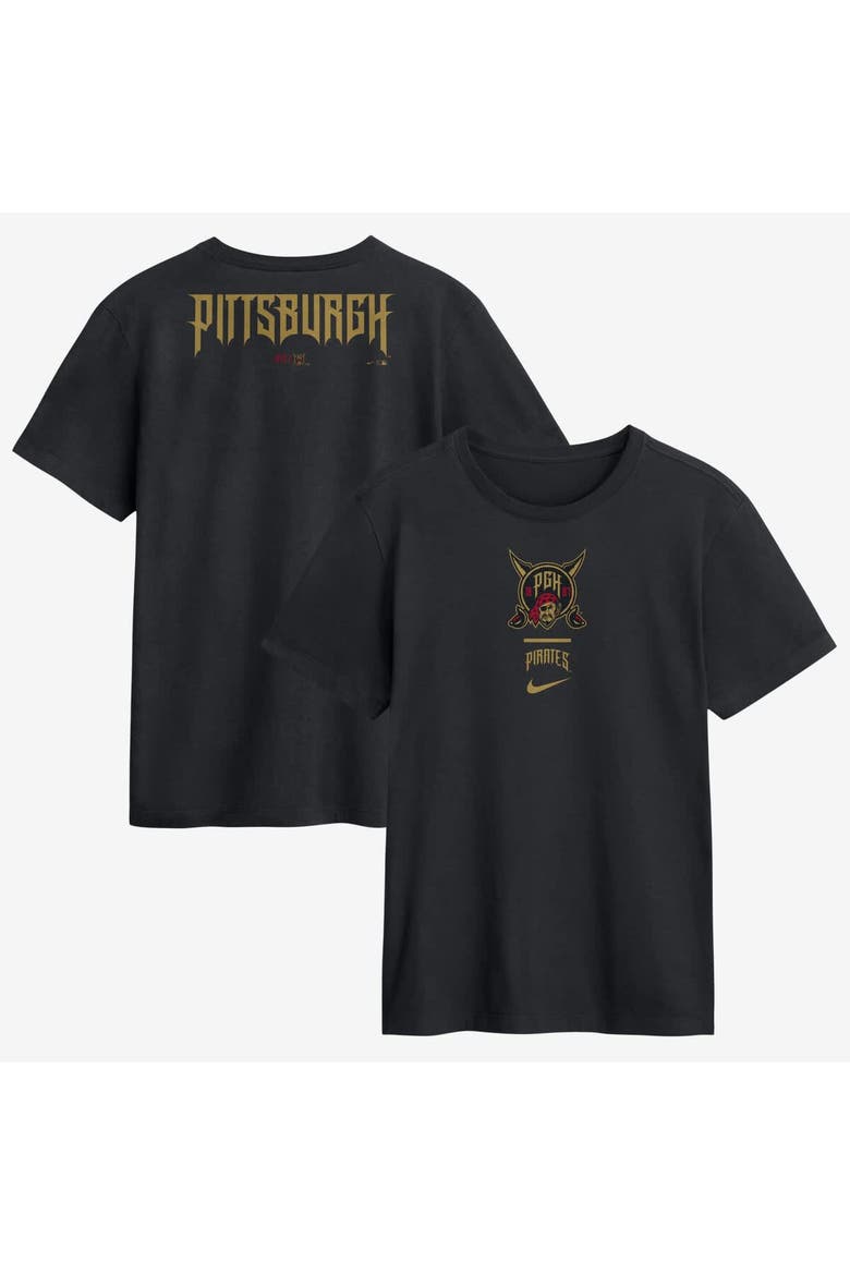 Men's Nike Black Pittsburgh Pirates 2026 City Connect 2-Hit T-Shirt, Main, color, Black