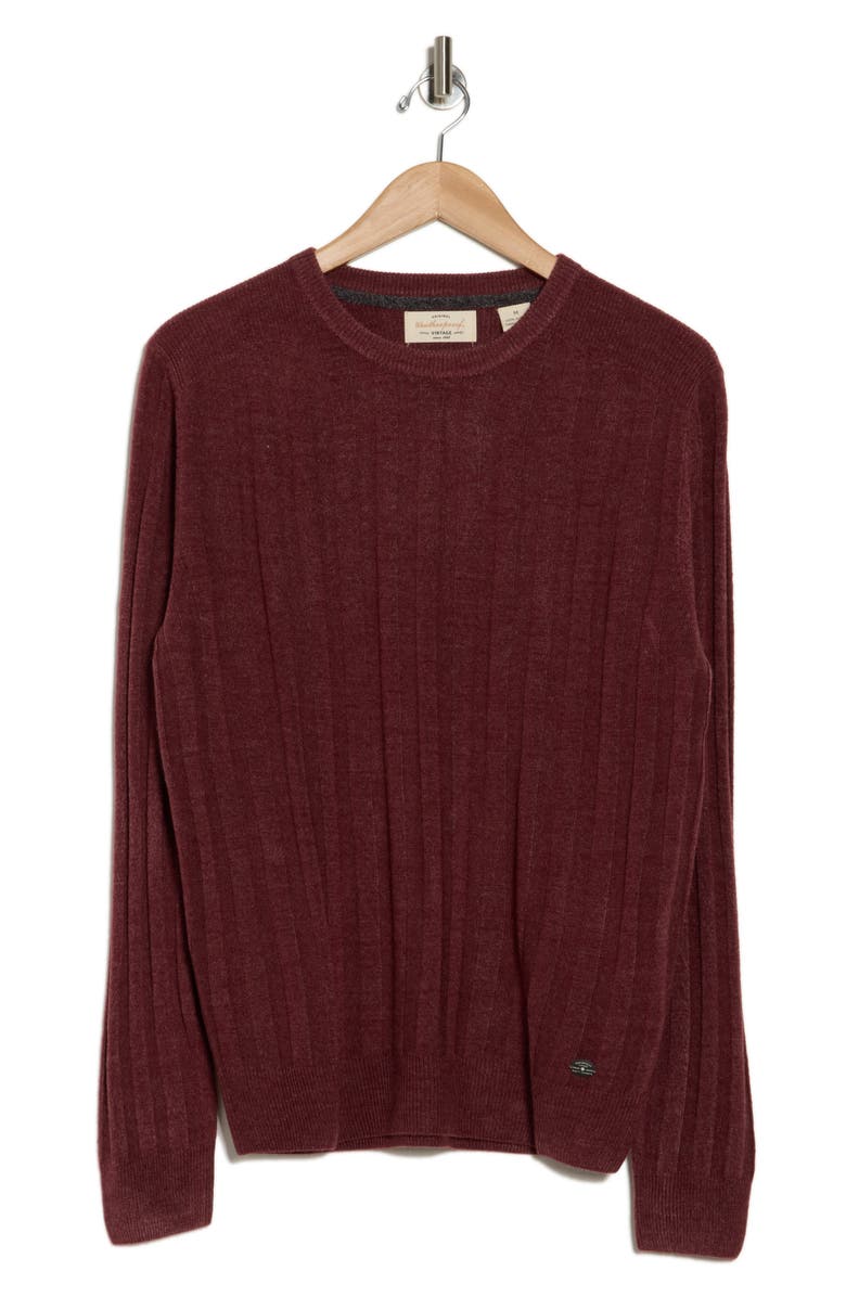 WEATHERPROOF VINTAGE Soft Touch Crewneck Sweater, Alternate, color, Truffle