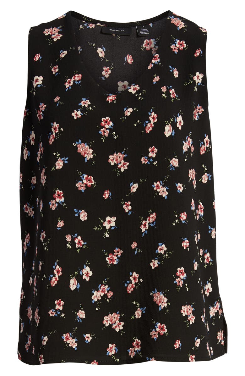 Halogen<sup>®</sup> Pattern Sleeveless Top, Alternate, color, 