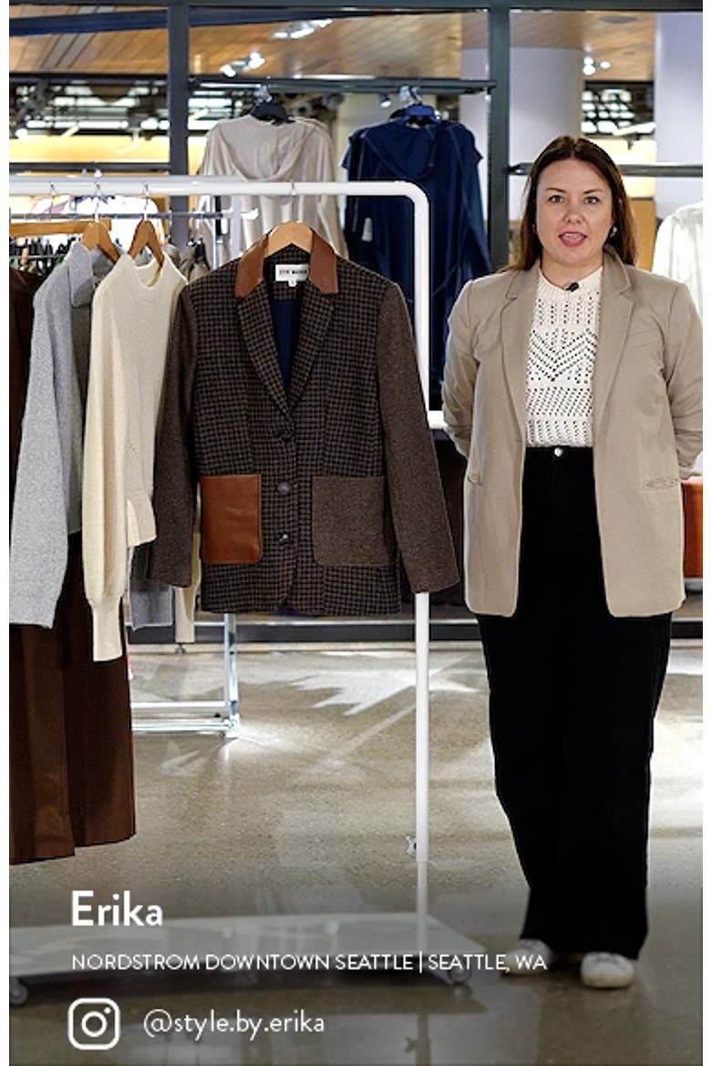 Kelly Mixed Media Blazer video