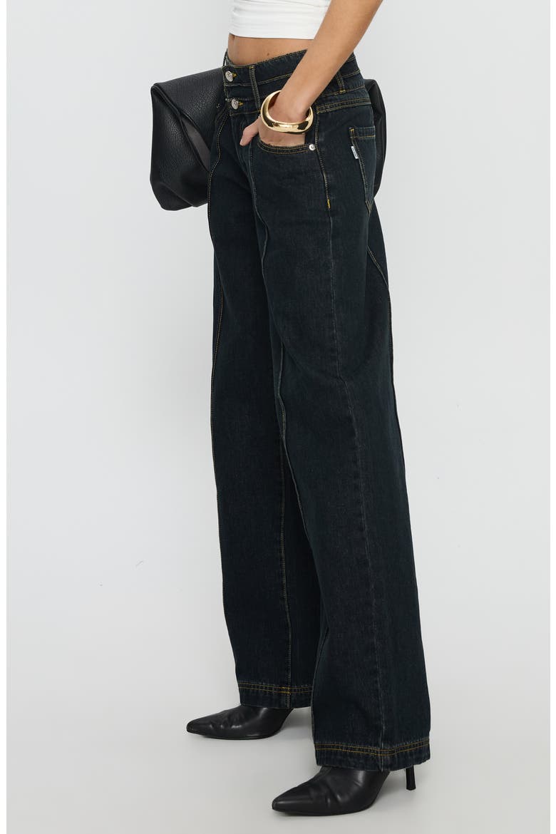 Hannalee Low Rise Wide Leg Jeans, Alternate, color, GRUNGE WASH