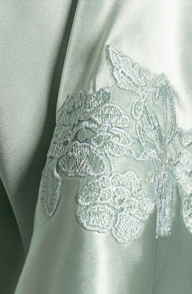 In Bloom by Jonquil Adore You Satin Chemise, Alternate, color, Celadon