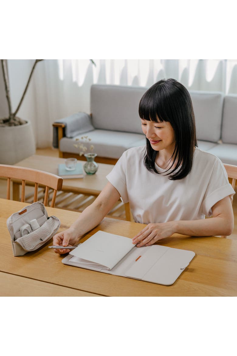 KonMari Desk Pouch, Alternate, color, Stone