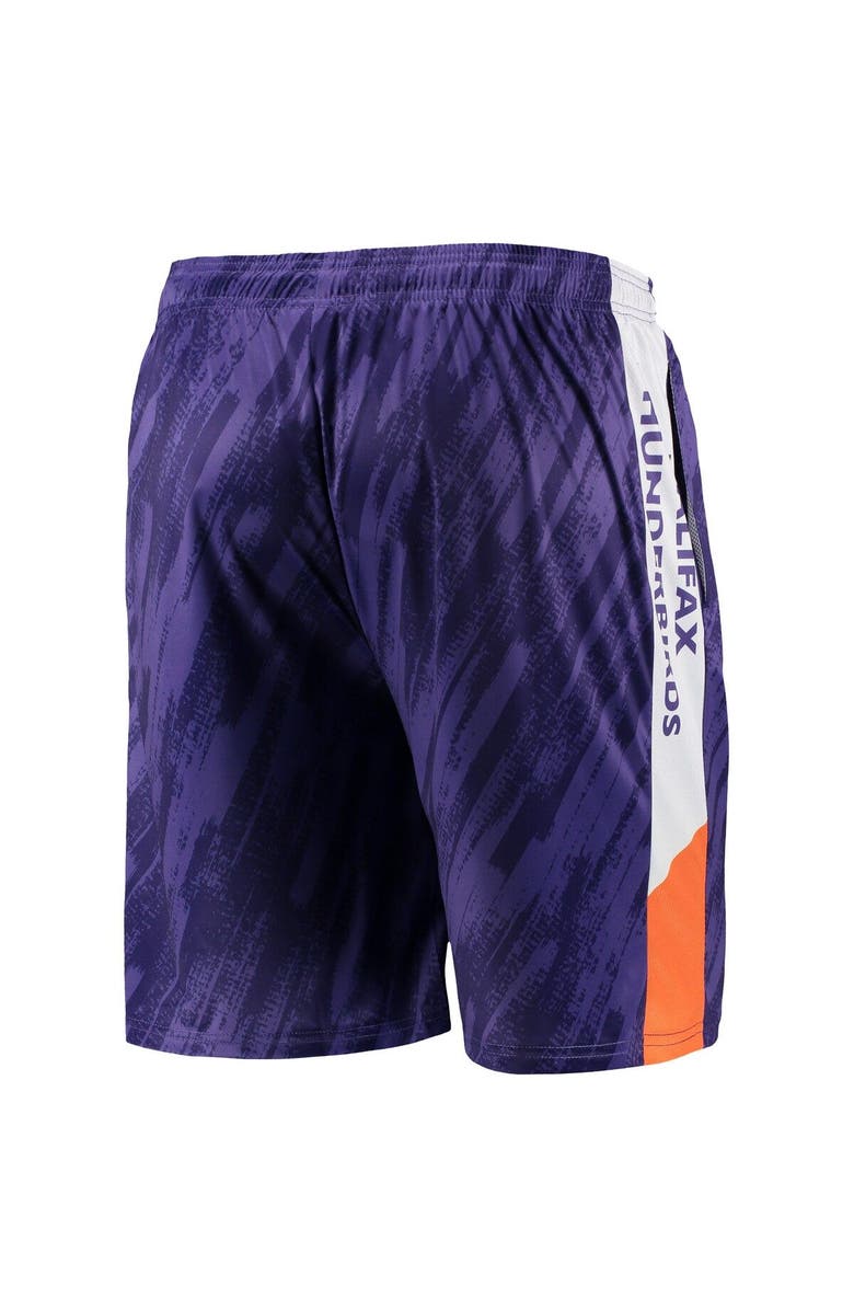 FOCO Men's FOCO Purple Halifax Thunderbirds Static Mesh Shorts, Alternate, color, Purple