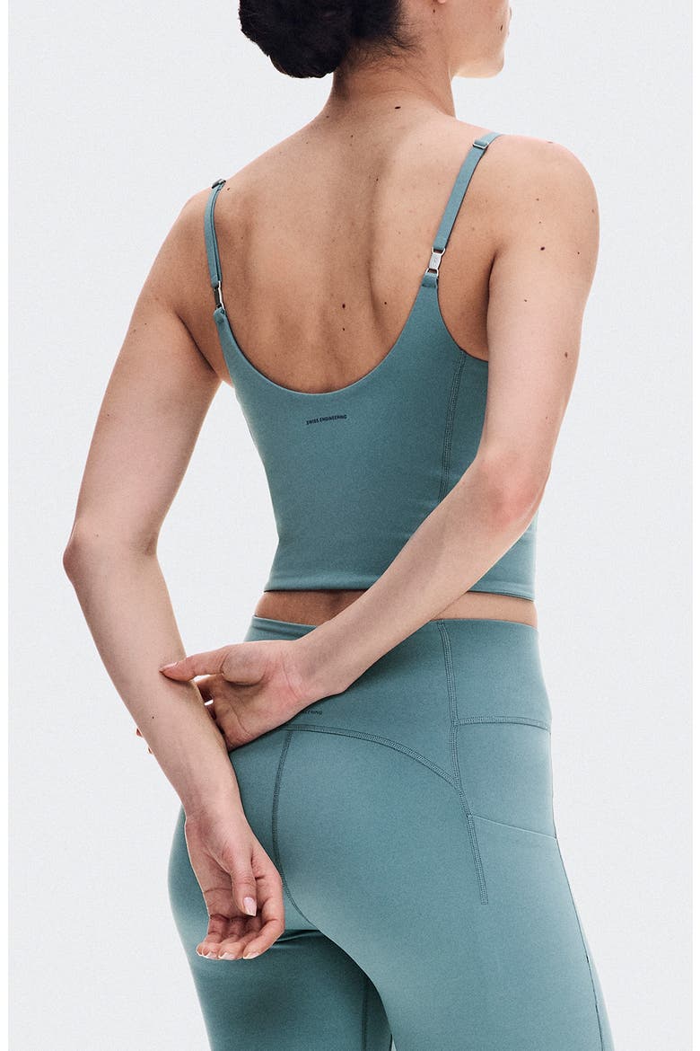 Studio Cropped Tank, Alternate, color, AGAVE
